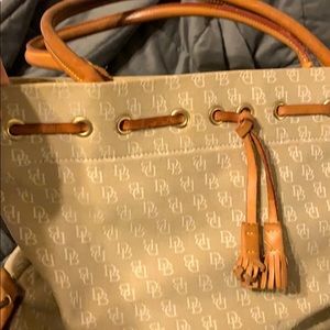 large D&B tan bag